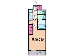 ルクレ新町レジデンスの物件間取画像